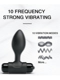 pretty love vibra butt plug 10 functions 