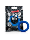 RingO Ritz XL Silicone Cockring Blue