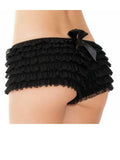 sexy ruffle underwear black