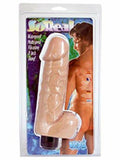 so real 6 inch vibrating dong packaging 