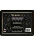strip or tease game packaging back 