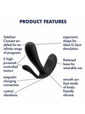 satisfyer top secret + wearable vibrator features 
