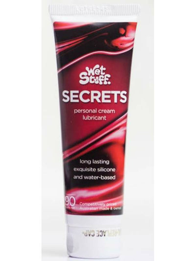 wet stuff secrets 90g tube silicone and water based lube